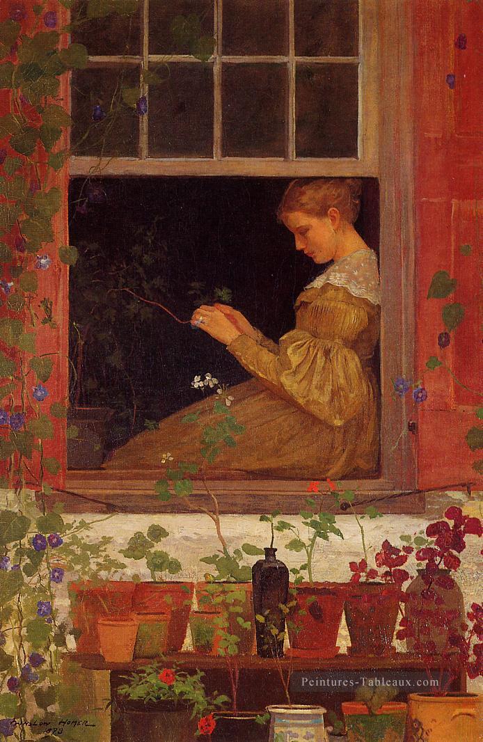 Morning Glories réalisme peintre Winslow Homer Peintures à l'huile